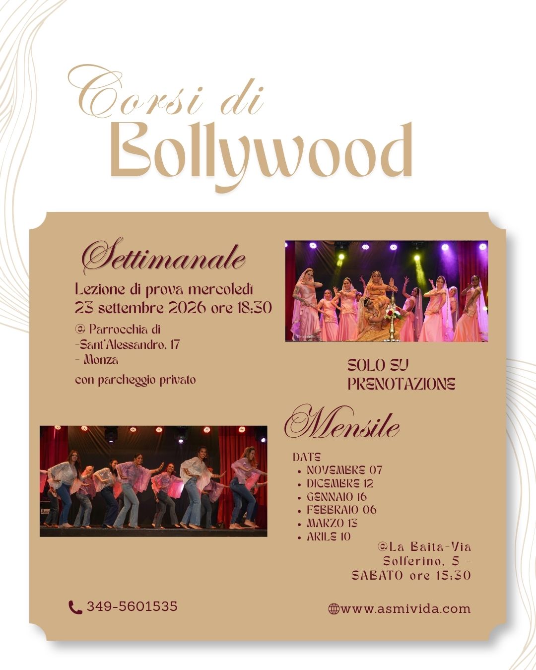 Corso di bollywood